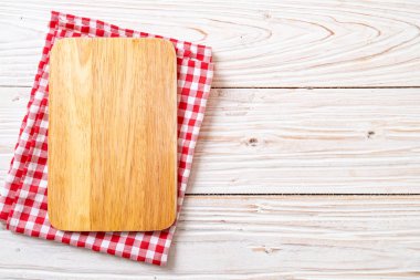 mutfak bezle ahşap tahta boş kesme