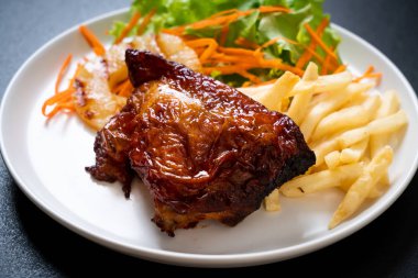 sebzeli ızgara tavuk biftek