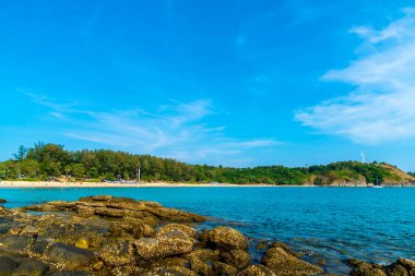 Güzel tropikal plaj ve deniz 