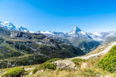Gösterim Matterhorn Peak Zermatt, İsviçre.