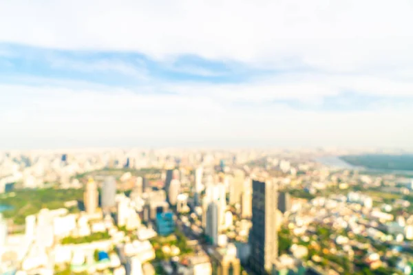 Abstracte onscherpte en intreepupil stadsgezicht van Bangkok in Thailand — Stockfoto