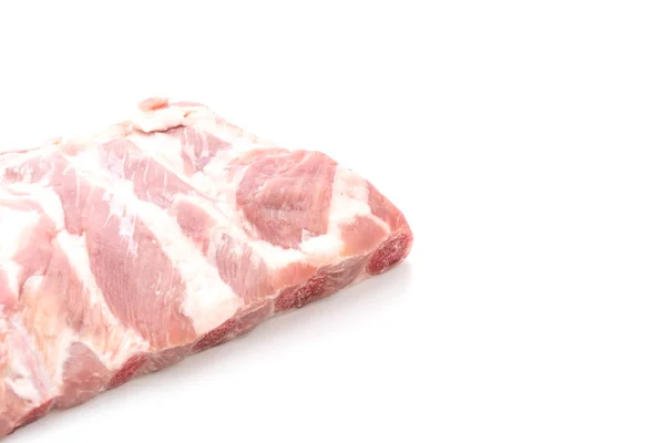 新鲜生猪肉条 — 图库照片