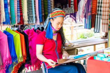 Mae Hong Son, Thailand - 6 Şubat 2019: Kuzey Tayland tr