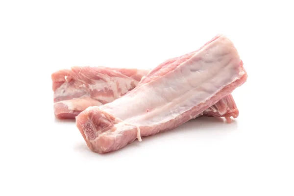 Свіжі сирі свинячі ребра — стокове фото