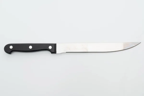 Utensilio cuchillo sobre fondo blanco —  Fotos de Stock