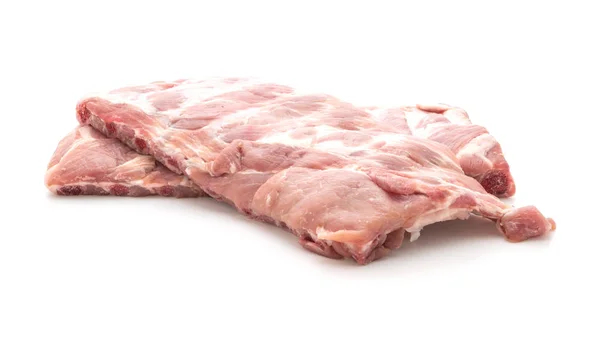 新鲜生猪肉条 — 图库照片