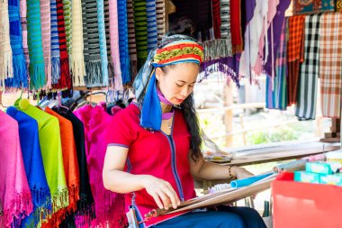 Mae Hong Son, Thailand - 6 Şubat 2019: Kuzey Tayland tr