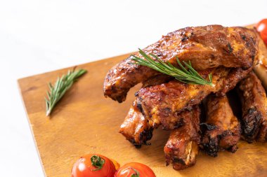 Izgara Barbekü kaburga domuz