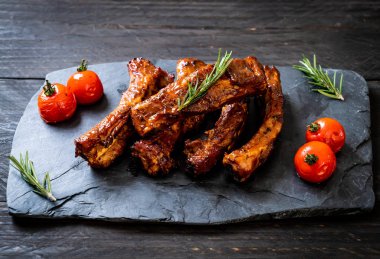 Izgara Barbekü kaburga domuz