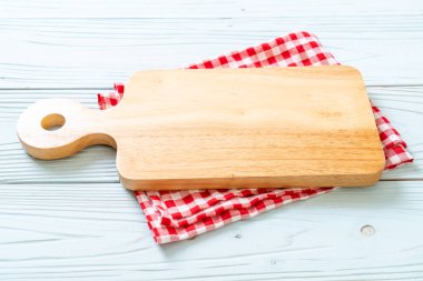 mutfak bezle ahşap tahta boş kesme