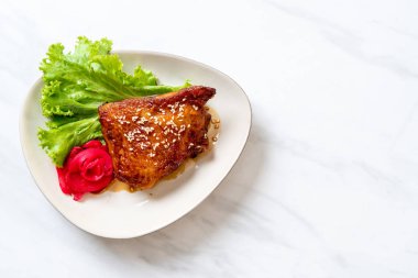 teriyaki soslu ızgara tavuk biftek