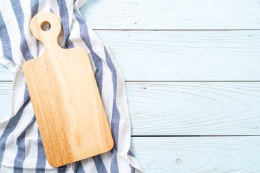 mutfak bezle ahşap tahta boş kesme