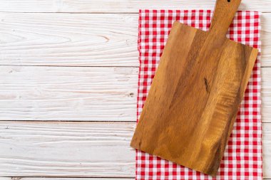 mutfak bezle ahşap tahta boş kesme