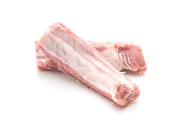 Costillas de cerdo crudas frescas — Foto de Stock