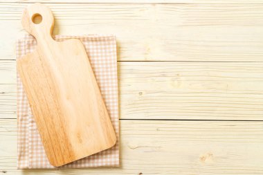 mutfak bezle ahşap tahta boş kesme