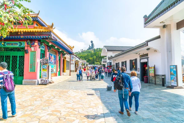 Hong kong - 21. Februar 2019: tian tan buddha aka der große buddha ist — Stockfoto