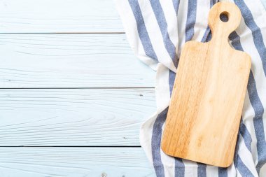 mutfak bezle ahşap tahta boş kesme