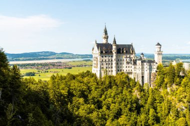 Bavyera Neuschwanstein Şatosu, güzel mimari 