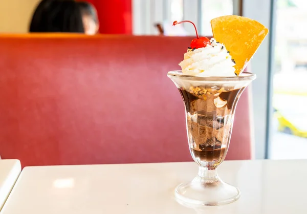 초콜릿 아이스크림 아이스크림 — 스톡 사진