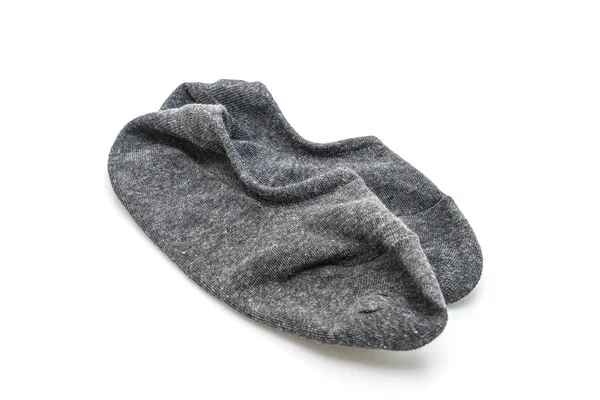 Krátké ponožky na bílém pozadí — Stock fotografie