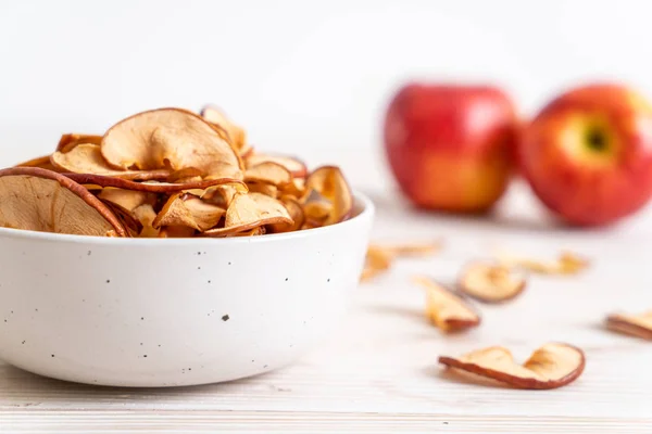 Homemade dried organic apple sliced — Stock Photo, Image