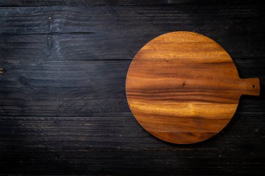 mutfak bezle ahşap tahta boş kesme