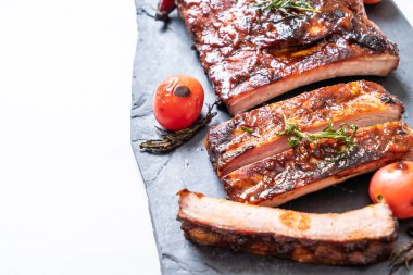 Izgara Barbekü kaburga domuz