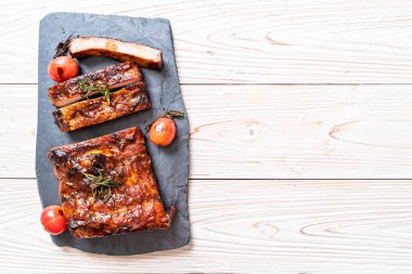 Izgara Barbekü kaburga domuz