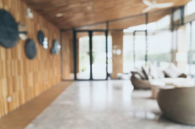 soyut bulanıklık ve otel tatil ufuk lobi