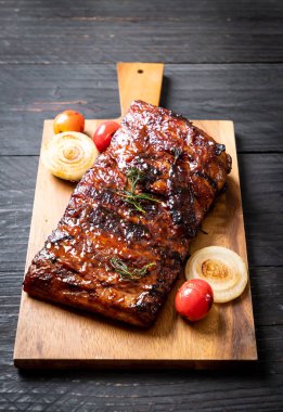 Izgara Barbekü kaburga domuz