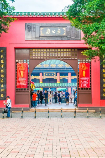 HONG KONG, CHINA - 20 FEB 2019: Vista del Templo del Che Kung en Hong — Foto de Stock