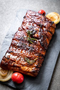 Izgara Barbekü kaburga domuz