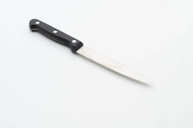 Beyaz arka plan üzerinde bıçak kap