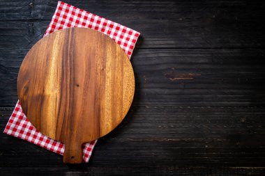 mutfak bezle ahşap tahta boş kesme