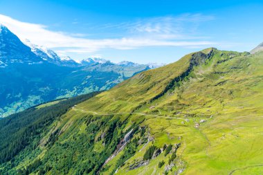 Güzel Alps dağ Grindelwald, İsviçre 