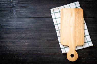 mutfak bezle ahşap tahta boş kesme