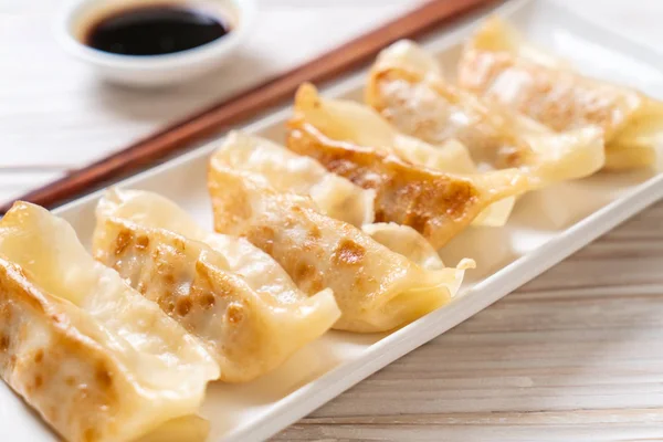 Japanse gyoza of dumplings snack — Stockfoto