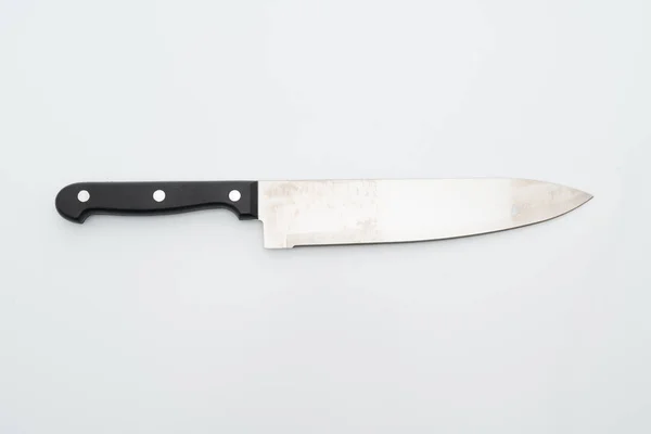 Utensilio cuchillo sobre fondo blanco —  Fotos de Stock