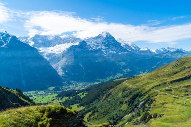 İsviçre Alpleri Dağı Grindelwald Köyü