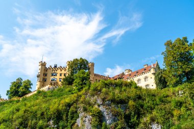 Bavyera kalede Hohenschwangau, güzel mimari 