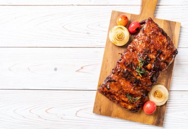 Izgara Barbekü kaburga domuz