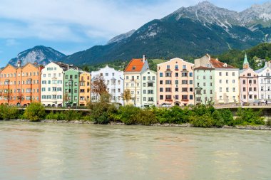 Innsbruck cityscape, Avusturya.