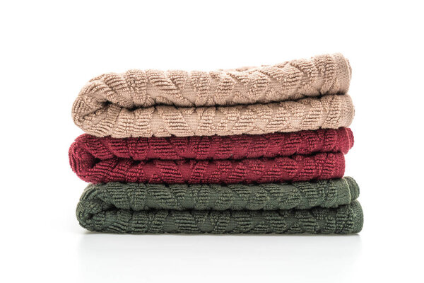 towel on white background