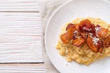 gevrek domuz pastırması risotto