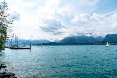 Thun Gölü Dağı İsviçre