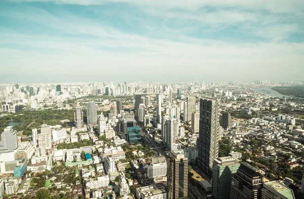 Güzel cityscape mimarisi ve Bangkok Th içinde bina