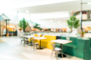 soyut bulanıklık ve food court Merkezi alışveriş merkezi defocused