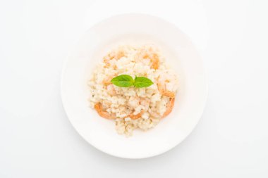 karides ile İtalyan risotto