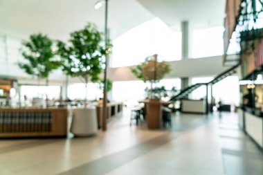 soyut bulanıklık ve food court Merkezi alışveriş merkezi defocused