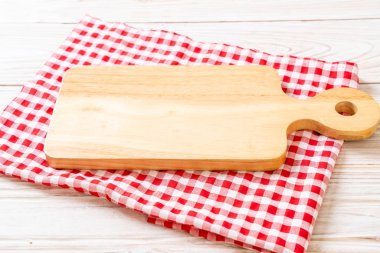 mutfak bezle ahşap tahta boş kesme